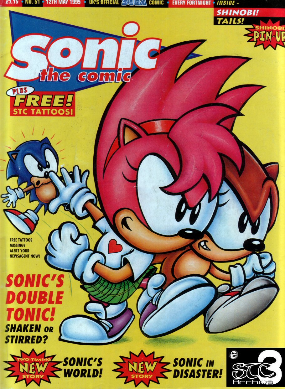 Sonic - The Comic Issue No. 051 Comic cover page